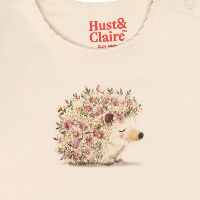 Hust and Claire - T-shirt met lange mouwen Britt Mouse - Off White