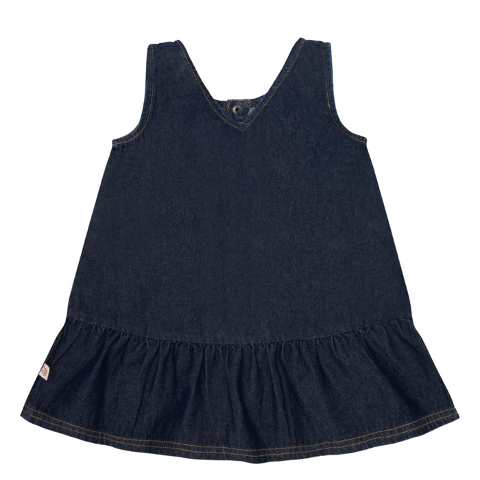 Hust and Claire - Jeanskleedje Karoline Denim- Dark blue denim