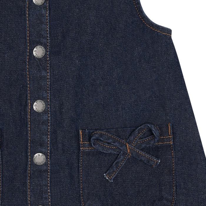 Hust and Claire - Jeanskleedje Karoline Denim- Dark blue denim
