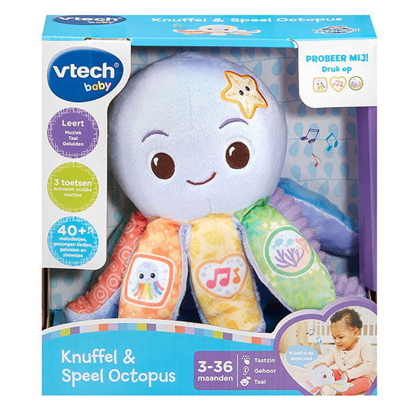 Vtech - Lumi de Lila Octopus Interactieve Knuffel