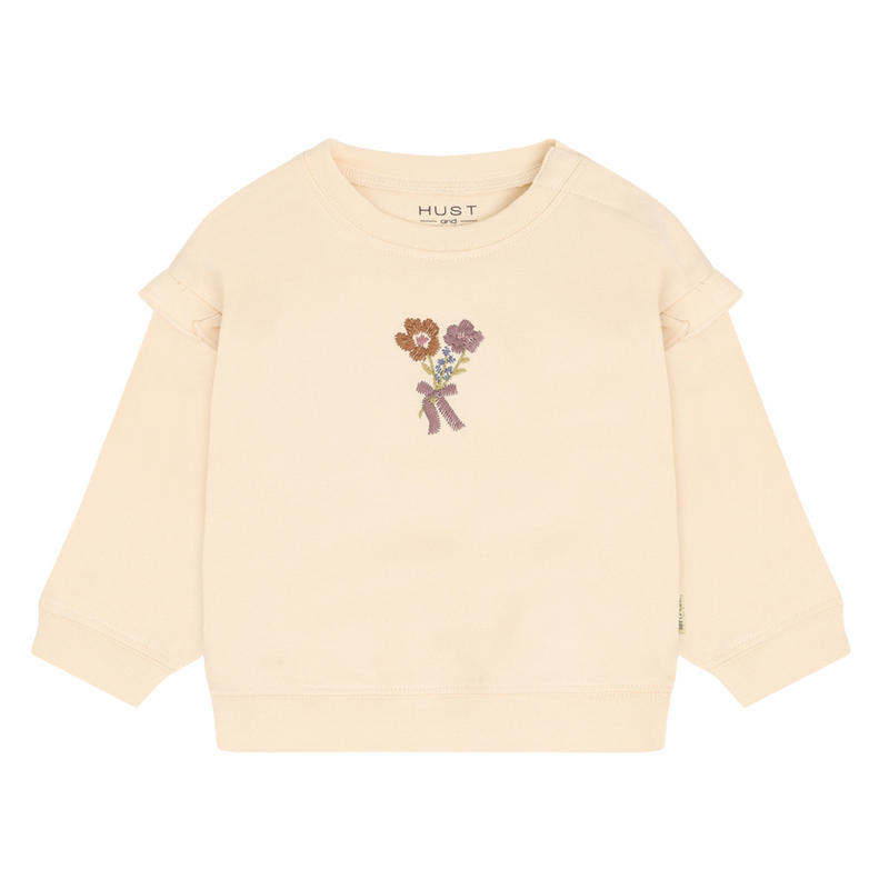 Hust and Claire - Sweater Sara Bouquet - Vanilla