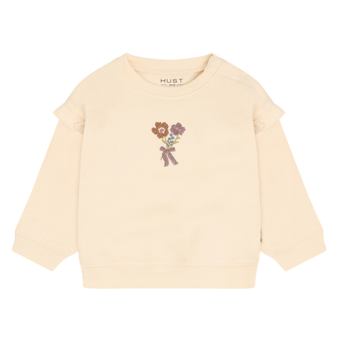 Hust and Claire - Sweater Sara Bouquet - Vanilla