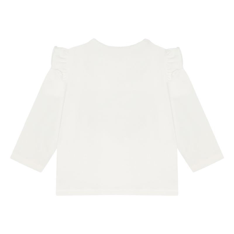 Hust and Claire - T-shirt met lange mouwen Anna heart - Ivory