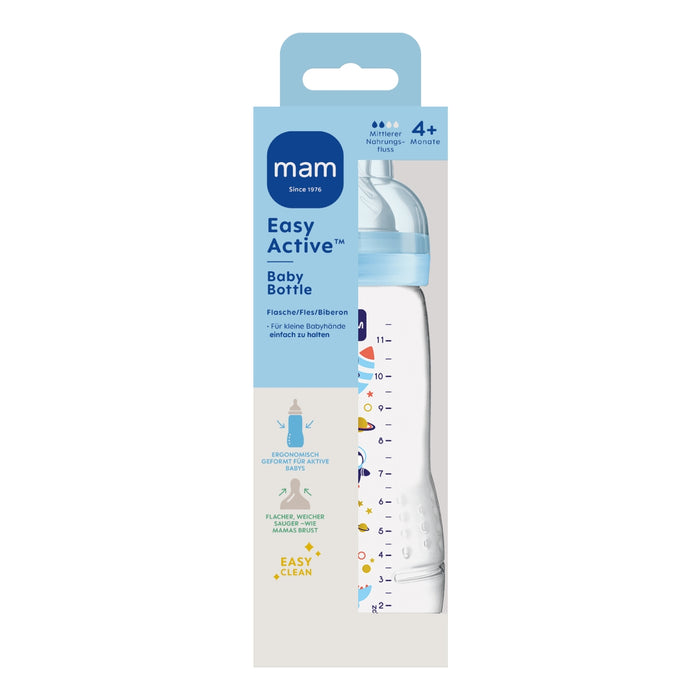 MAM - Easy Active Baby Bottle 330ml blue