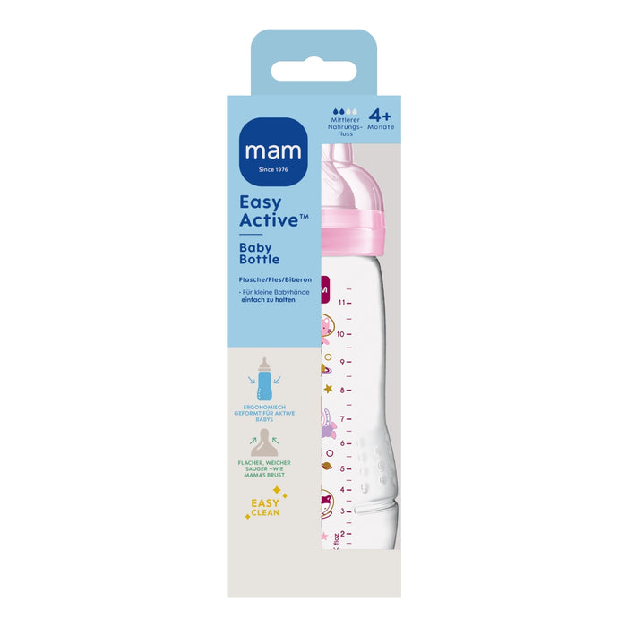 MAM - Easy Active Baby Bottle 330ml pink