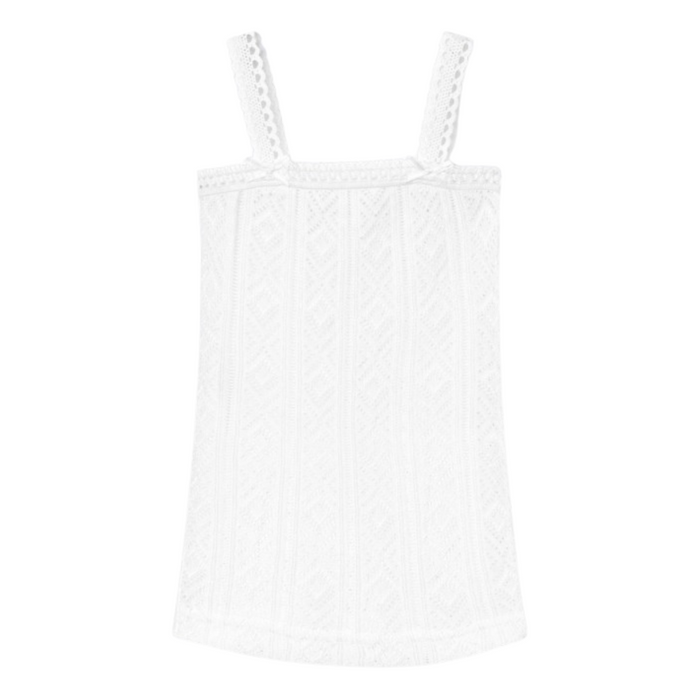 Babidu - Onderhemd van perléstof - Wit