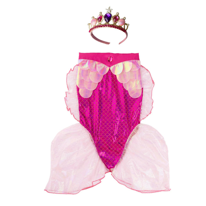 Great Pretenders - Mermaid Glimmer Skirt Set, Pink , SIZE US 5-6