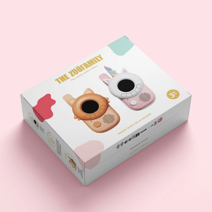 The Zoofamily - Zoo Walkie talkie - Fox Unicorn