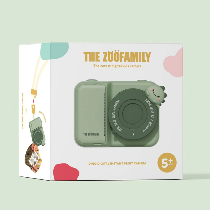 The Zoofamily - Zoo print - Dino green