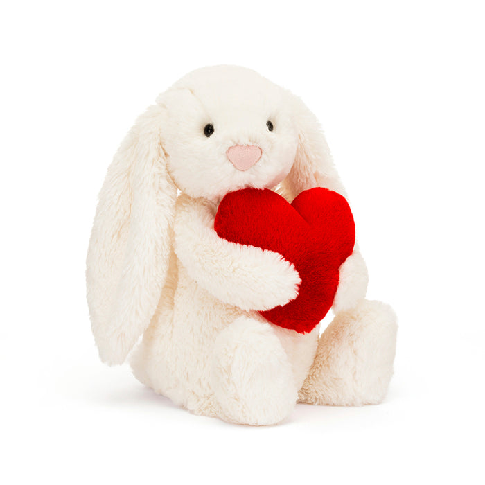 Jellycat - Bashful Red Love Heart Bunny Original