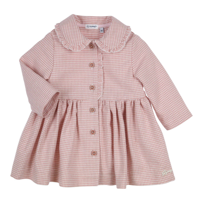 Gymp - Dress Carly - Old Rose - Off White