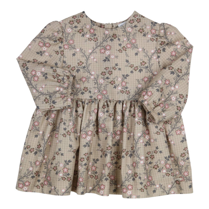 Gymp - Dress Lona - Beige - Rose