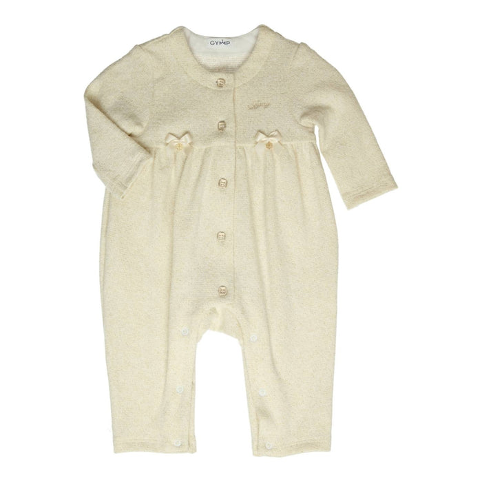Gymp - Babypakje zonder voetjes Lucia - Ecru Goud