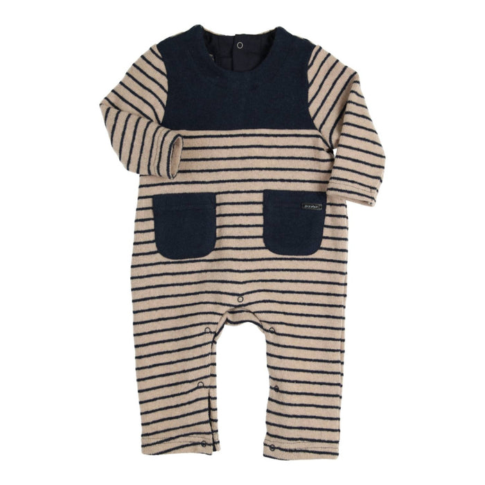 Gymp - Babypakje zonder voetjes Lander - Beige Navy