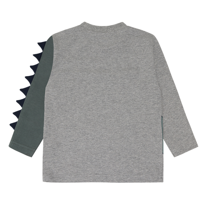 Hust and Claire - T-shirt met lange mouwen Anton Dino - Grey melange