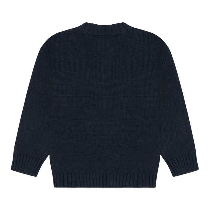 Hust and Claire - Sweater Pelle Bear - Blue