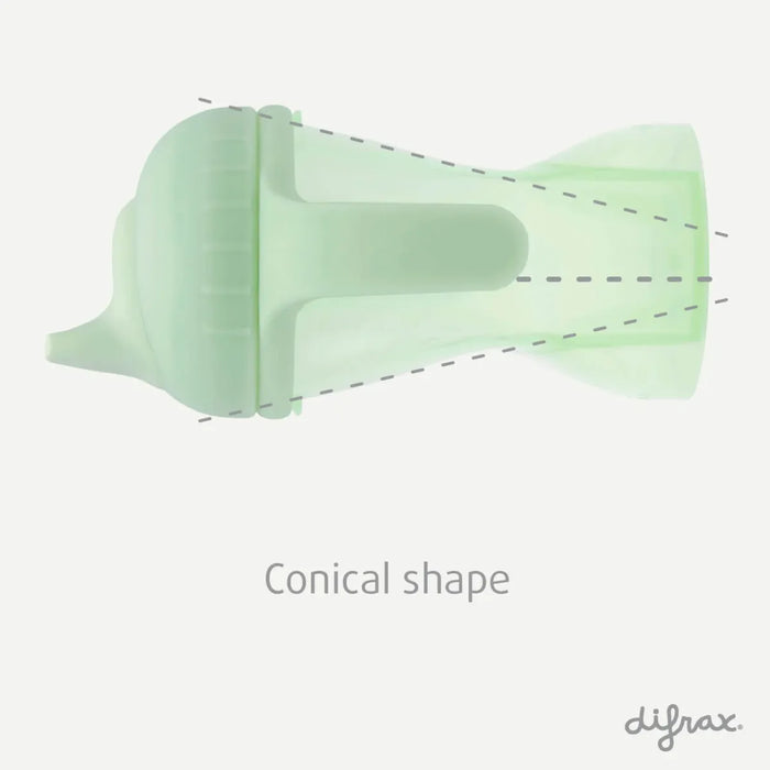 Difrax - Anti-lekbeker met zachte tuit 250ml - Ivory