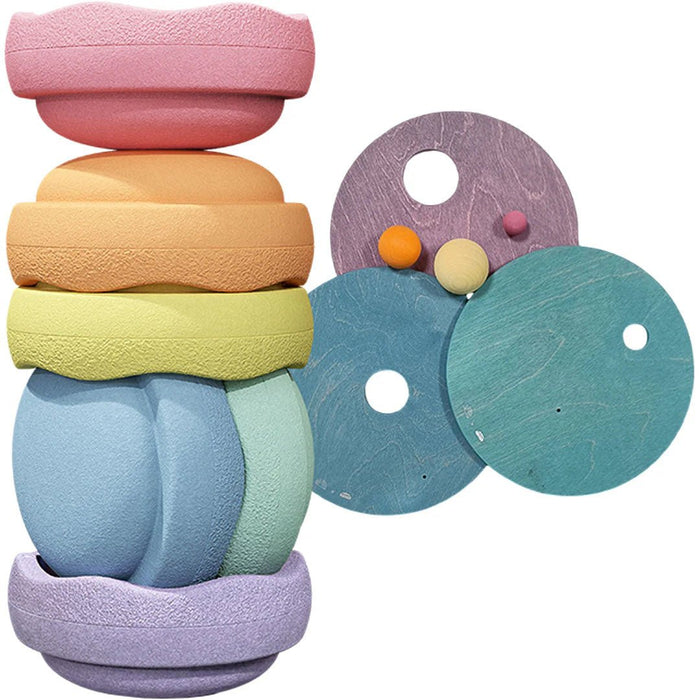 Stapelstein X Grimms - Set Pastel