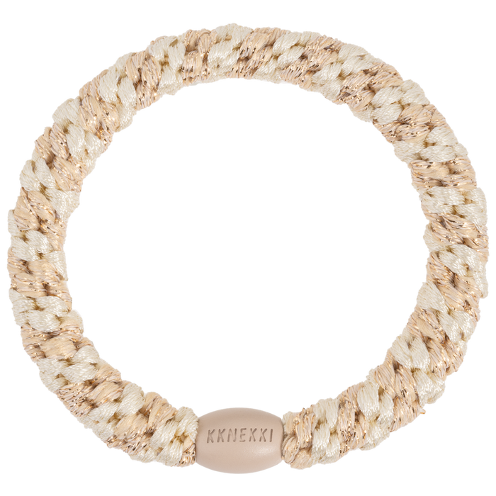 KKNEKKI - Ivory-Beige glitter stripe