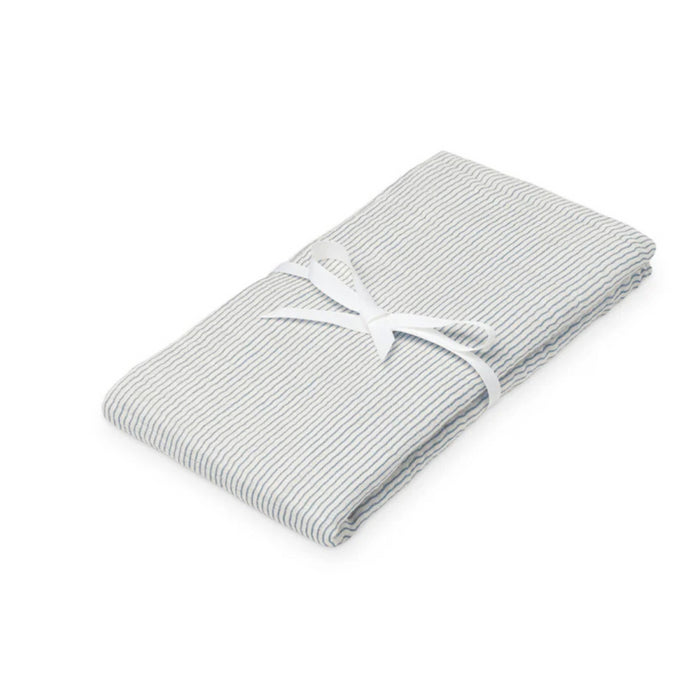 CamCam -  Swaddle - GOTS - Classic Blue Stripes 120x120