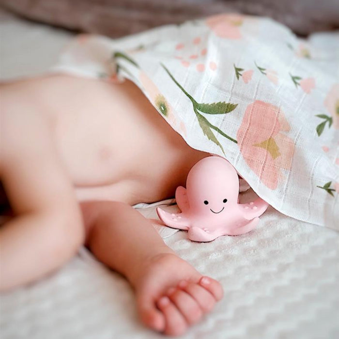 Tikiri - Mijn Eerste Oceaandiertje met belletje/Octopus 6cm