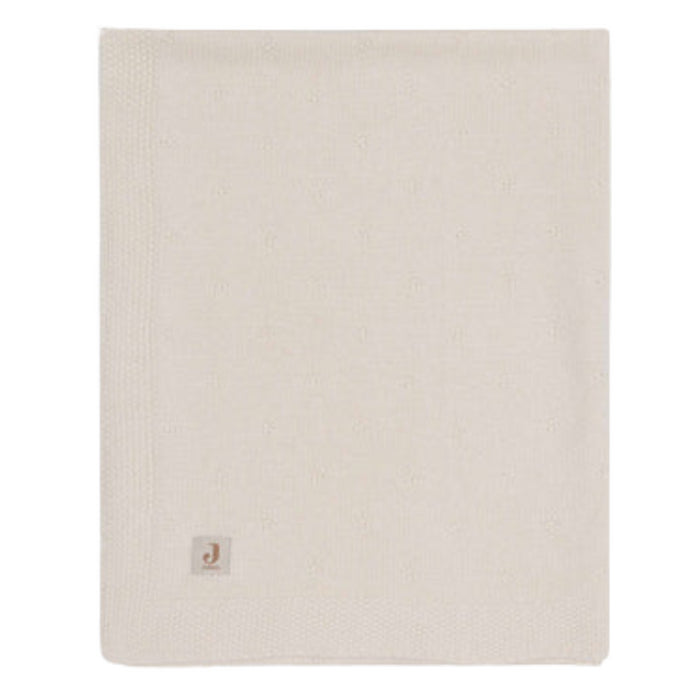 Jollein - Deken Wieg 75x100cm Cosy Knit Ivory