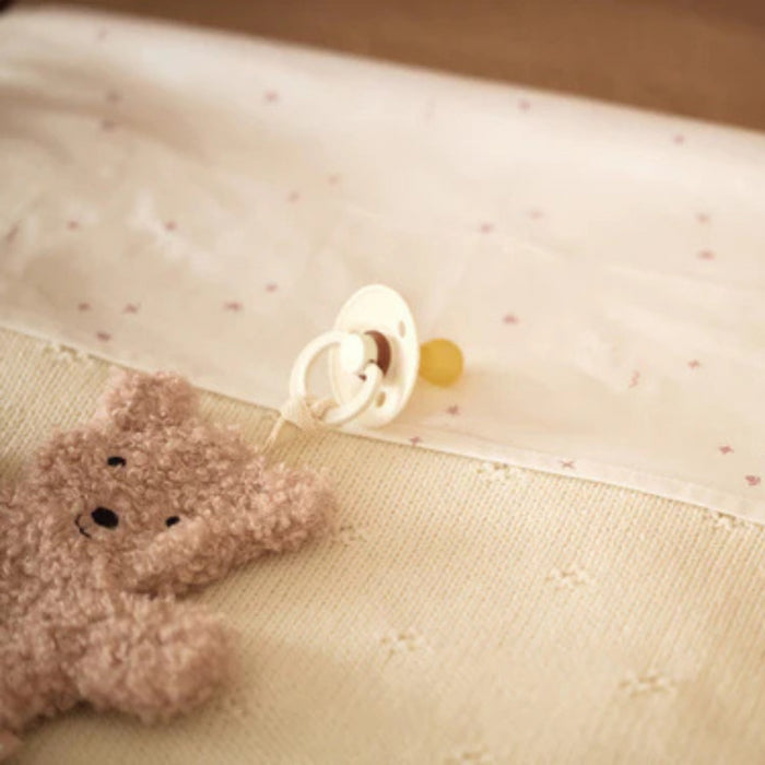 Jollein - Deken Wieg 75x100cm Cosy Knit Ivory