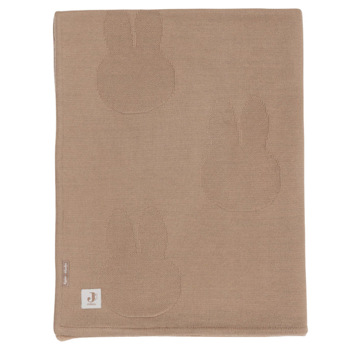 Jollein - Deken Wieg 75x100cm Miffy Biscuit/Velvet (TOG 1)