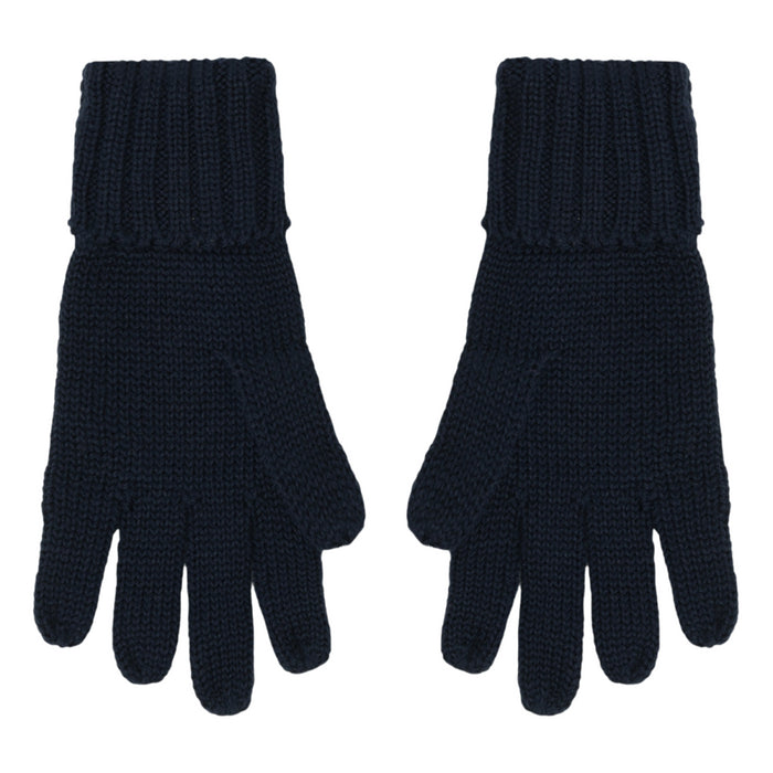 Hust and Claire- Festo solid - Wollen handschoenen met vingers - Navy