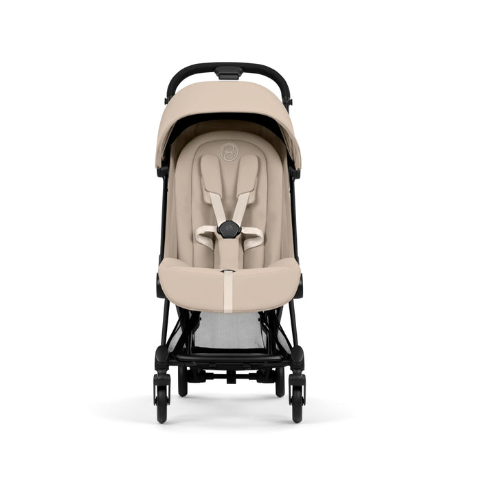 Cybex - COYA Comfort Matt Black incl. Foldable Carry Cot Cozy Beige | beige