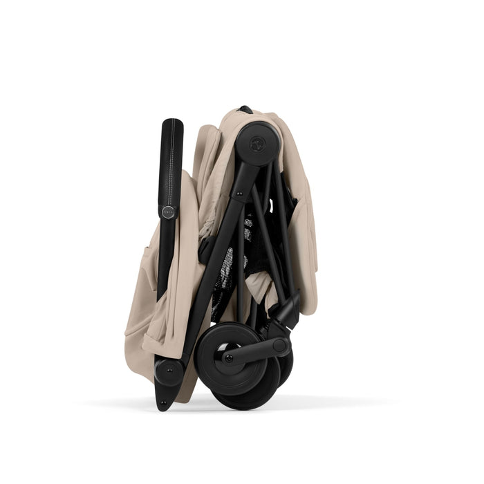 Cybex - COYA Comfort Matt Black incl. Foldable Carry Cot Cozy Beige | beige
