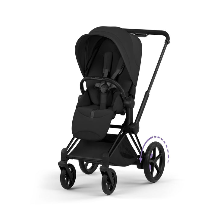 Cybex - E-PRIAM Style Frame incl. Seat Hardpart Matt Black | black
