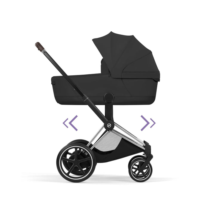Cybex - PRIAM Style Foldable Carry Cot Sepia Black | black