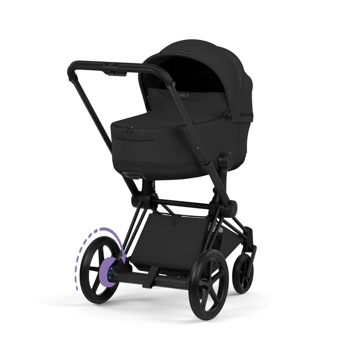 Cybex - PRIAM Style Foldable Carry Cot Sepia Black | black