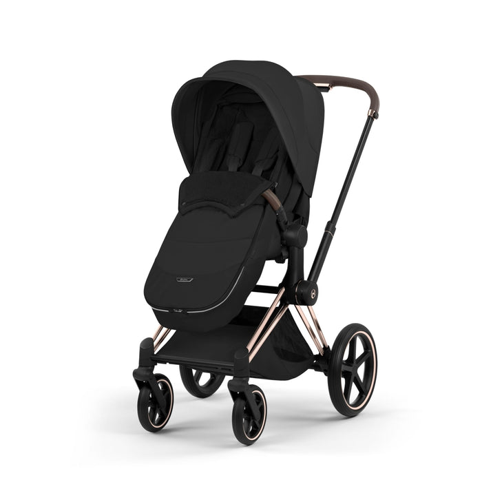 Cybex - NEW - Platinum Footmuff Sepia Black | black