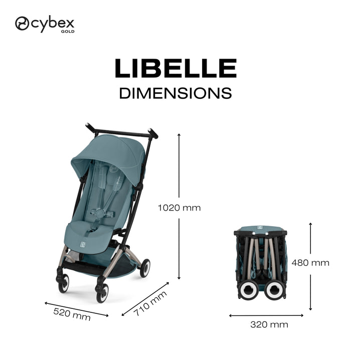 Cybex - NEW as of 03/26* - LIBELLE TPE Stormy Blue | light blue