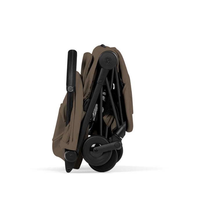 Cybex - COYA Comfort Matt Black Coconut Brown | dark brown