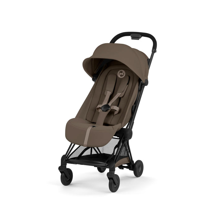 Cybex - COYA Comfort Matt Black Coconut Brown | dark brown