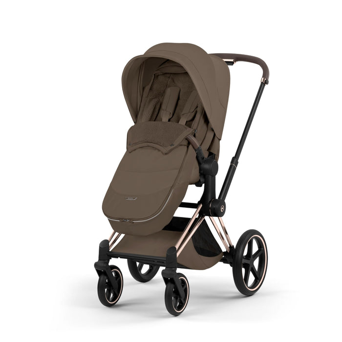 Cybex - Platinum Footmuff Coconut Brown | dark brown