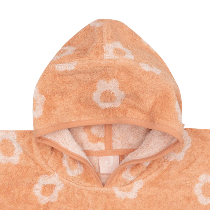 Jollein - Badponcho Badstof Jacquard Flower Reversible