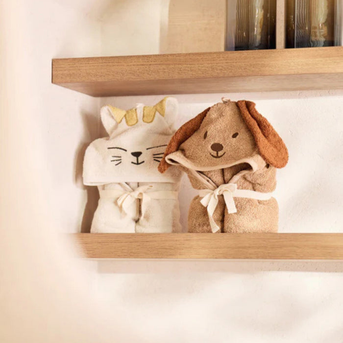 Jollein - Badcape Badstof 75x75cm Diego Dog