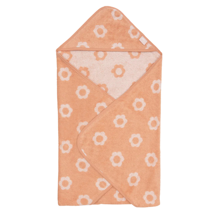 Jollein - Badcape Badstof 75x75cm Jacquard Flower