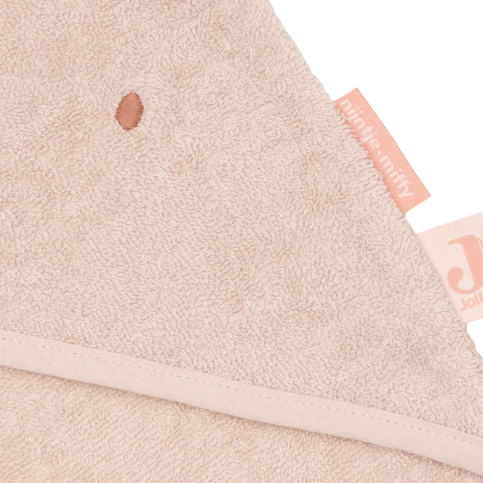 Jollein - Badcape Badstof 75x75cm Miffy Silk rose