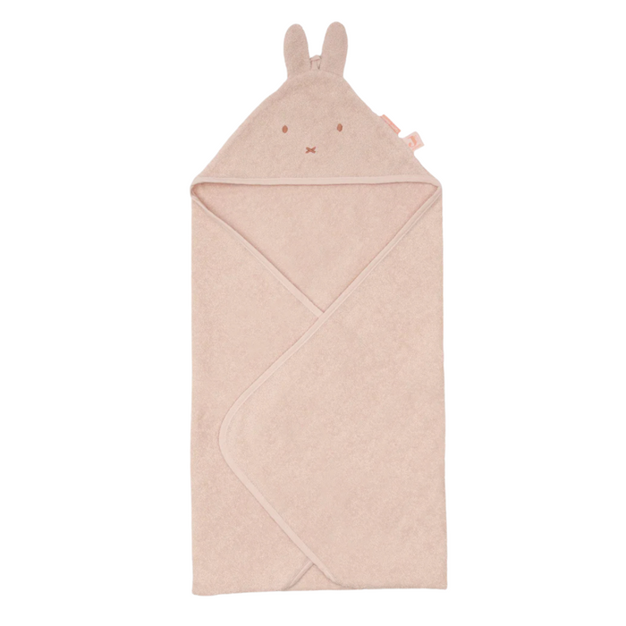 Jollein - Badcape Badstof 75x75cm Miffy Silk rose