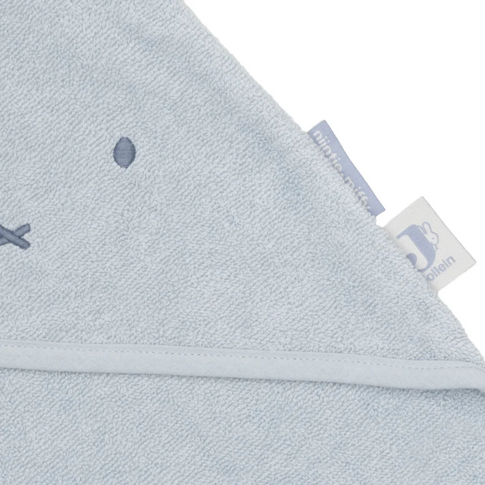 Jollein - Badcape Badstof 75x75cm Miffy Cloudy Blue