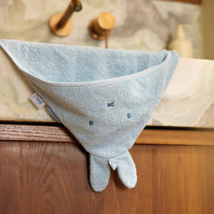 Jollein - Badcape Badstof 75x75cm Miffy Cloudy Blue