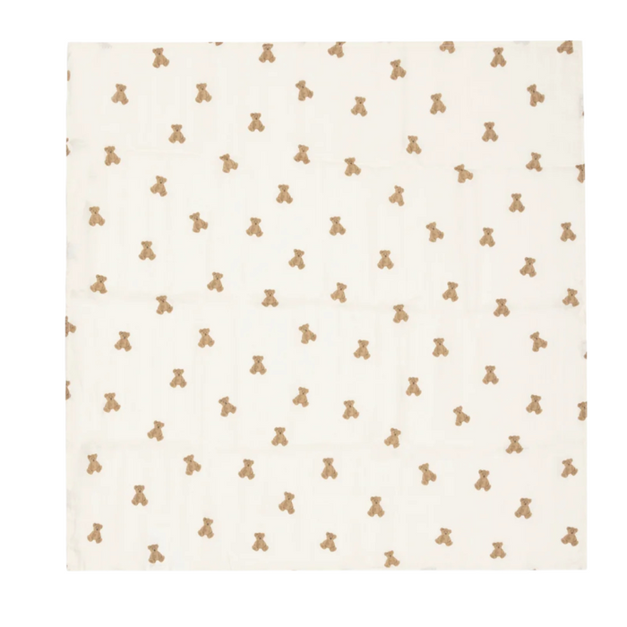 Hydrofiele Doek Small 70x70cm - Mini Teddy Bear - 3 Stuks