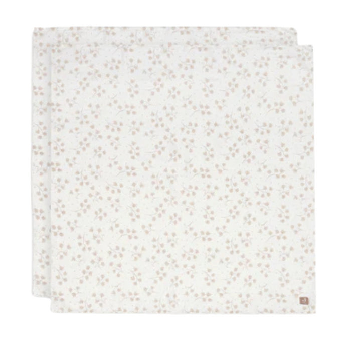 Jollein - Hydrofiele Doek Large 115x115cm Leafy Dreams (2pack)