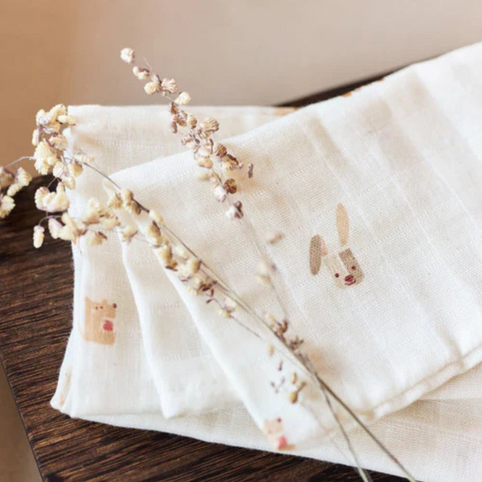 Jollein - Hydrofiele Doek Large 115x115cm Animal Friends (2pack)