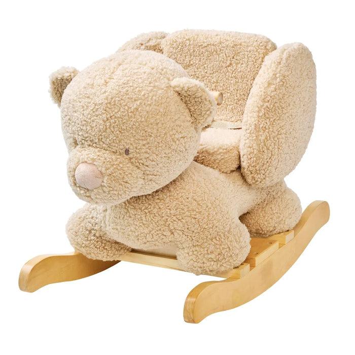 Nattou - LAPIDOU - Schommelpaard Teddy beer bruin